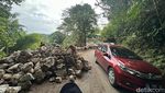Potret Antrean Kendaraan saat Sistem Buka Tutup Khusus Truk di Jalur Camba