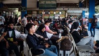 Seperti ini suasana Terminal Kampung Rambutan, Jakarta Timur, Jumat (14/4/2023) di periode jelang mudik Idul Fitri 2023.