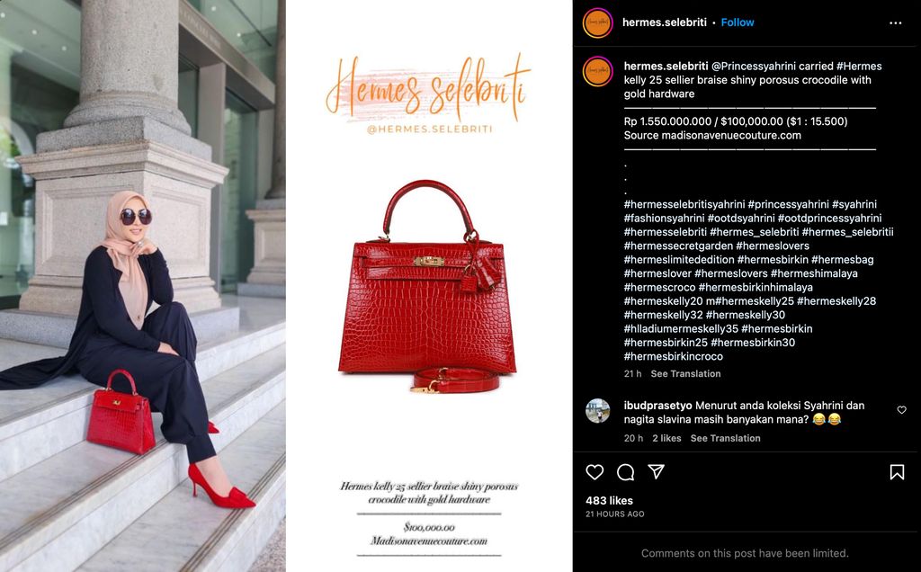 Syahrini dan Nagita Slavina Gaya Syahrini Tenteng Tas Rp 1,5 miliar