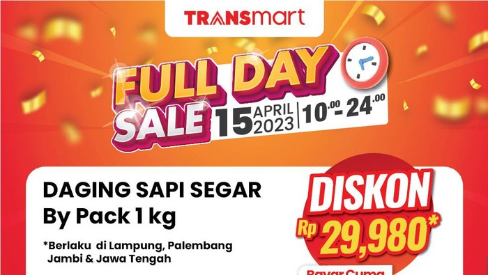 Transmart full day sale.