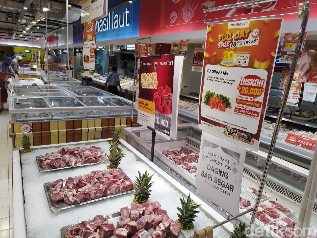 Daging Sapi Cs Buat Menu Lebaran Diskon Gila-gilaan di Transmart Kokas
