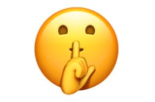 Emoji wajah terdiam.