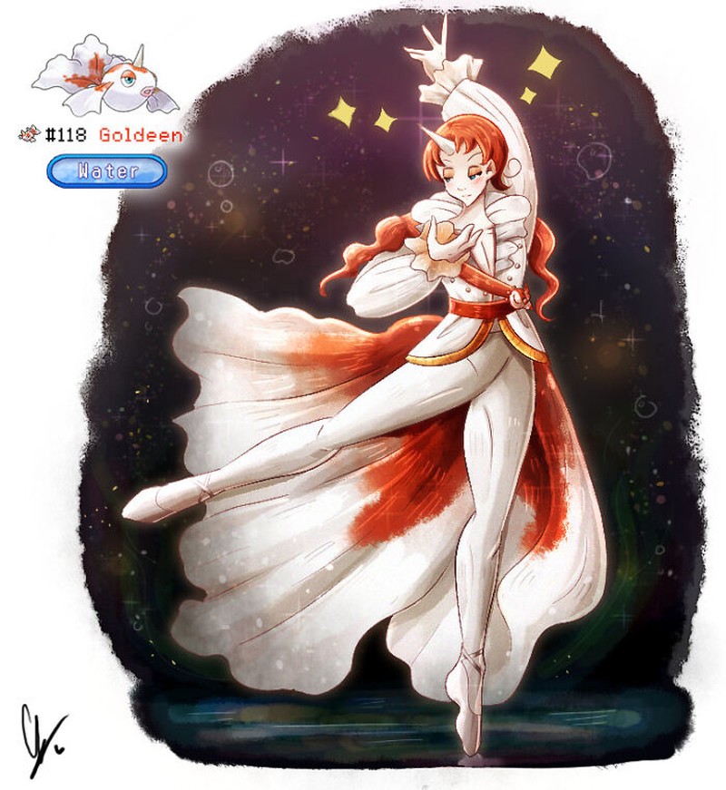 Ilustrasi Pokemon jadi manusia