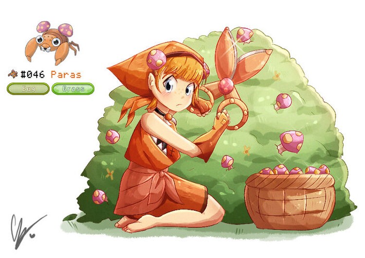Ilustrasi Pokemon jadi manusia