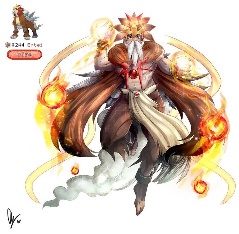 Ilustrasi Pokemon jadi manusia