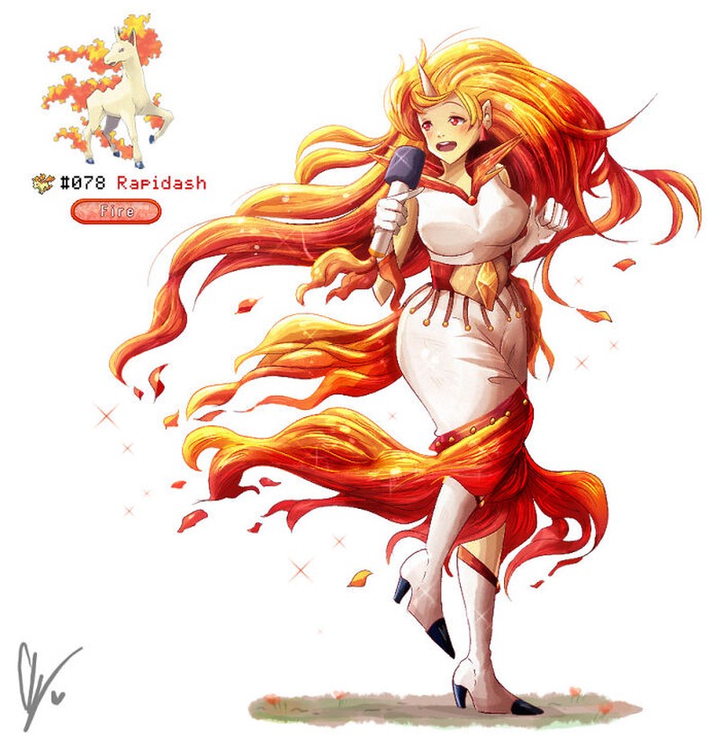 Ilustrasi Pokemon jadi manusia