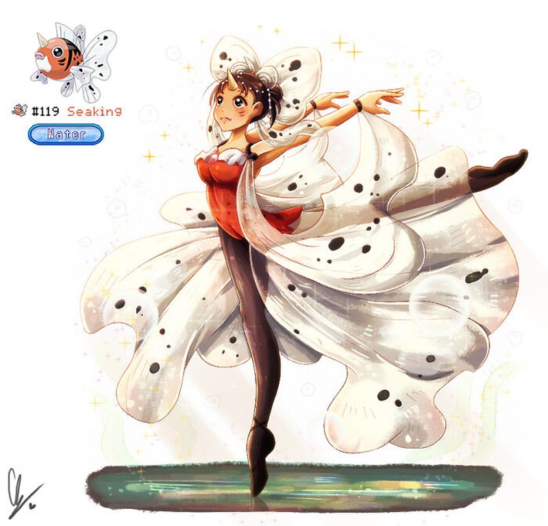 Ilustrasi Pokemon jadi manusia