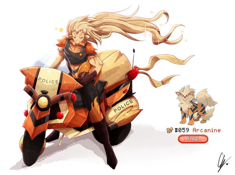 Ilustrasi Pokemon jadi manusia