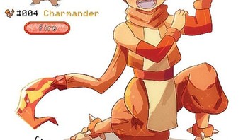 Charmander berubah menjadi remaja laki-laki yang menggemaskan. Foto: Chey/endifi