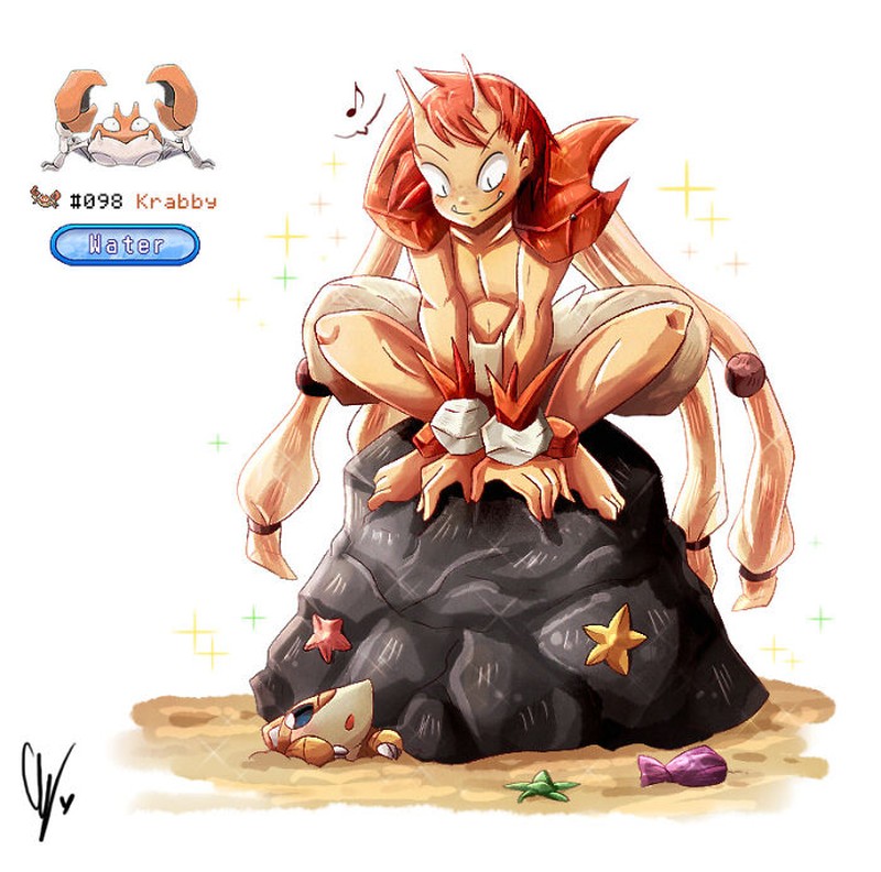 Ilustrasi Pokemon jadi manusia