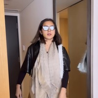 Seperti inilah wajah baru Jessica Iskandar setelah operasi rongga hidung. Diketahu Jedar menjalani operasi plastiknya itu di klinik Banobagi, Korea. Foto: Instagram/@inijedar