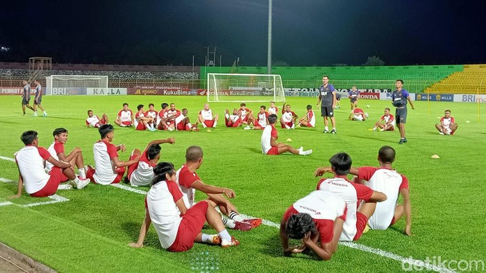 Latihan terakhir PSM Makassar di Stadion Gelora BJ Habibie Parepare jelang hadapi Borneo FC.