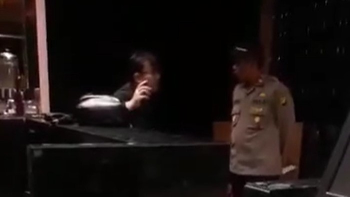 Momen Yudo Andreawan membentak-bentak polisi