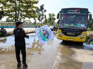 Relawan Ganjar Gelar Mudik Gratis untuk 500 Driver Ojol Se-Jabodetabek