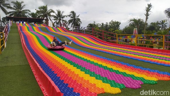Obyek wisata Borobudur Land Magelang, Sabtu (15/4/2023).