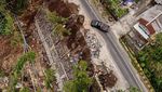 Jalan Kediri-Malang yang Ambles Diperbaiki