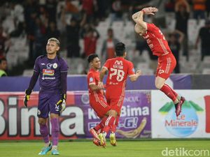 Persija Vs PSS Sleman 5-0, Macan Kemayoran Runner-up Liga 1 2022/2023