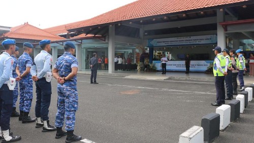 Pembukaan Posko Terpadu Angkatan Udara Lebaran Tahun 2023/1444 H di Bandar Udara Internasional I Gusti Ngurah Rai, Bali.