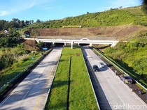 Tol Cisumdawu Km 177 Amblas, Jalan Masih Ditutup Sebagian