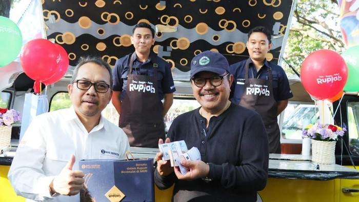 Pembukaan Kas Keliling Peduli Mudik Bank Indonesia bersama Perbankan Provinsi Bali pada Sabtu (15/4/2023) di Lapangan Parkir Timur Bajra Sandhi, Denpasar, Bali.