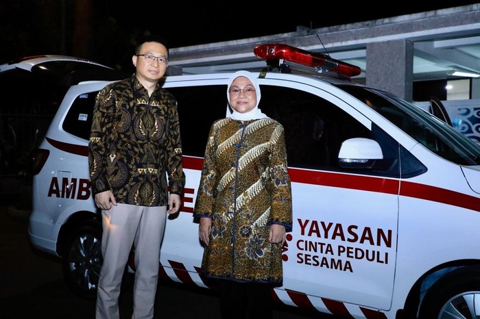 Yayasan Cinta Peduli Sesama Terima Bantuan Ambulans dari PT IWIP