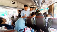 Dalam kegiatan ini sebanyak 500 jiwa diberangkatkan mudik dengan 10 bus untuk tujuan Pulau Sumatera, Jawa dan Madura.