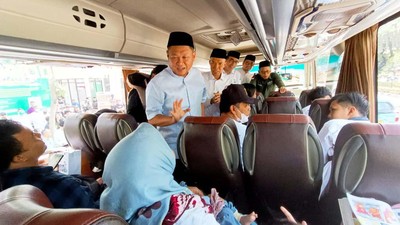 500 Orang Ikuti Mudik Gratis dan Kantor PBNU