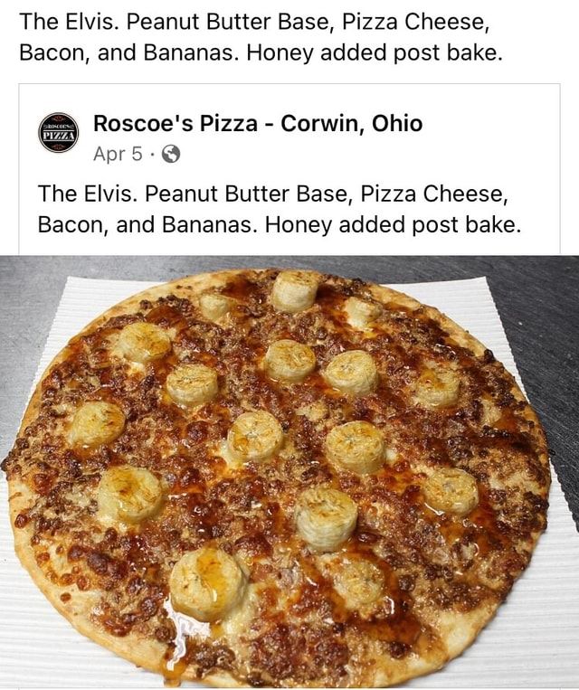 Aneh! Restoran Ini Jual Pizza Topping Selai Kacang dan Pisang