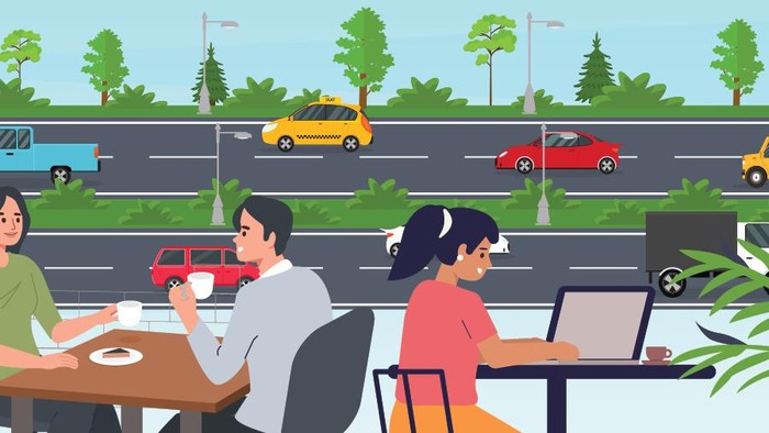 Ilustrasi Rest Area