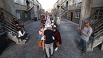 Meja Panjang saat Buka Puasa di Cape Town Afrika Selatan
