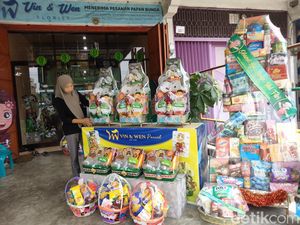 Penjual Parcel di Asahan Raup Untung Jelang Lebaran, Kebanjiran Order