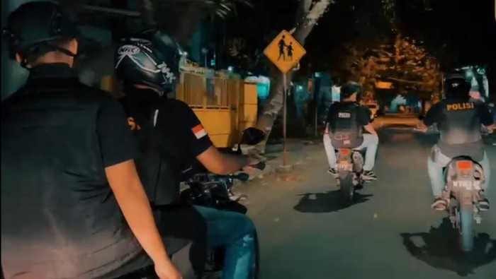 Polisi Gresik Sisir Jalanan Antisipasi Kejahatan Jelang Lebaran