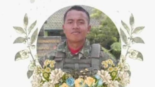 Pratu Arifin gugur ditembak KKB di Nduga, Papua. Dokumen Istimewa