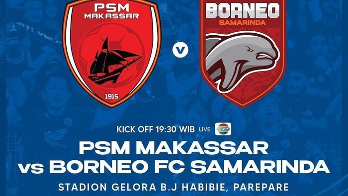 PSM Makassar Vs Borneo FC pada pekan ke-34 Liga 1 2022/2023,