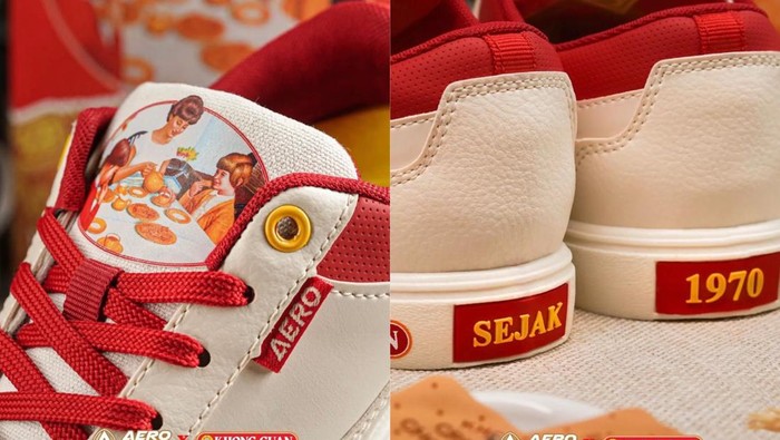 Sepatu desain Khong Guan