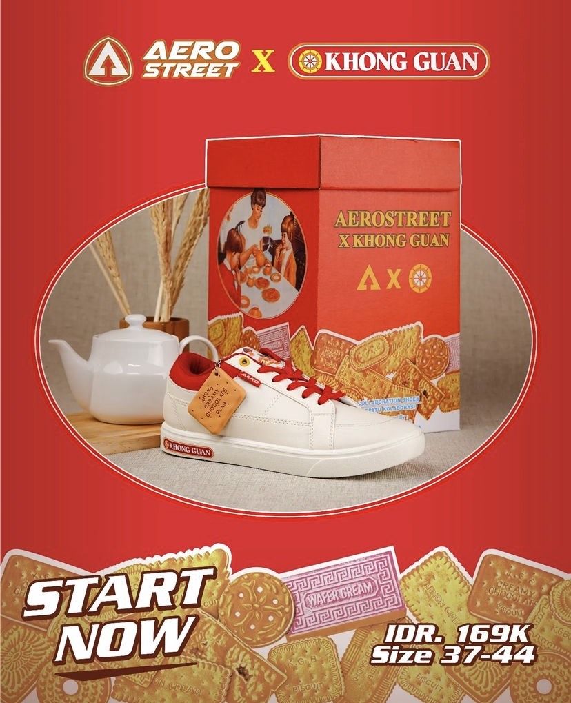 Sepatu desain Khong Guan