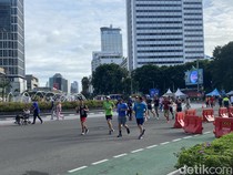 Suasana CFD Bundaran HI Pagi Ini Ramai, Warga Olahraga Sambil Kulineran
