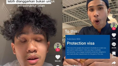 Tangkapan layar akun TikTok milik Bima Yudho Saputro