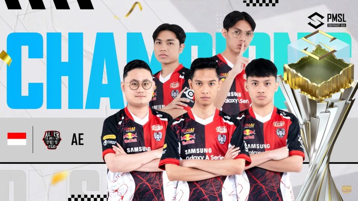 Kemeriahan PUBG Mobile Super League (PMSL) Southeast Asia (SEA) Spring 2023 akhirnya berakhir. Wakil Indonesia, Alter Ego Ares, sukses menyabet gelar juara dan membawa pulang hadiah uang tunai ratusan juta rupiah.