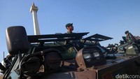 Rantis TNI juga dihadirkan dalam apel Operasi Ketupat 2023.