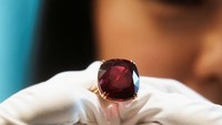 Rubi merupakan salah satu batu mulia paling langka dan bernilai di dunia, sama seperti berlian. Rekor lelang rubi yang pernah tercatat adalah Sunrise Ruby, 25,59 karat yang ditemukan di Myanmar dan terjual seharga USD 30,3 juta di Jenewa, Swiss, pada 2015.