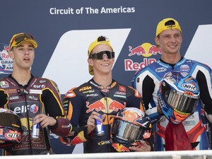Kala Bendera Merah Putih Naik Podium Moto2 Amerika 2023