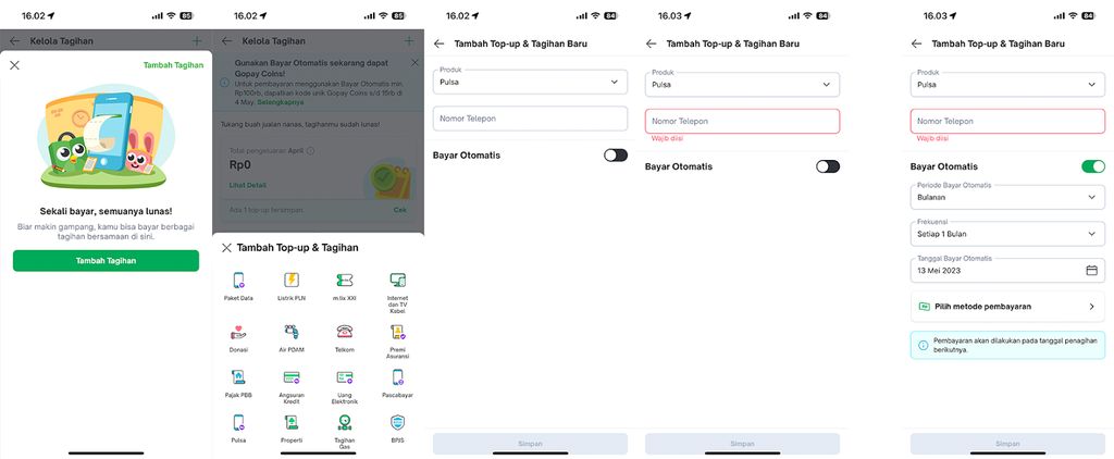 Cara kelola tagihan di Tokopedia