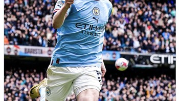 Tentunya gol yang diciptakan berkat assist yang diberikan Kevin de Bruyne. Foto: Twitter