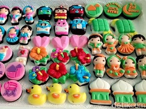 Gemes! Cokelat Karakter Buatan Emak-emak Cocok Jadi Suguhan Takjil-Lebaran