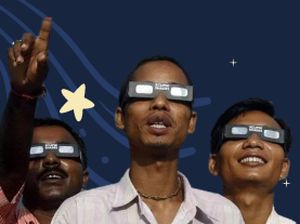 Jangan Melihat Gerhana Matahari Hibrida dengan Mata Telanjang Rek!