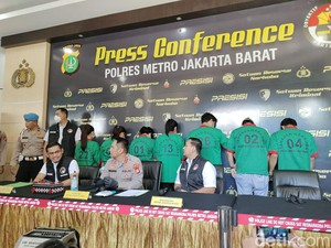 Hud Filbert Ditangkap Bersama 6 Tersangka Lain, Sabu Jadi Barang Bukti