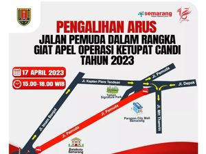 Ada Apel Ketupat Candi, Jalan Pemuda Semarang Ditutup Sore Ini