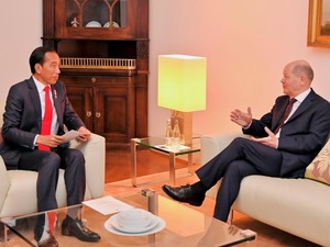 Bertemu Kanselir Jerman, Jokowi Harap Perjanjian Ekonomi Eropa Segera Tuntas