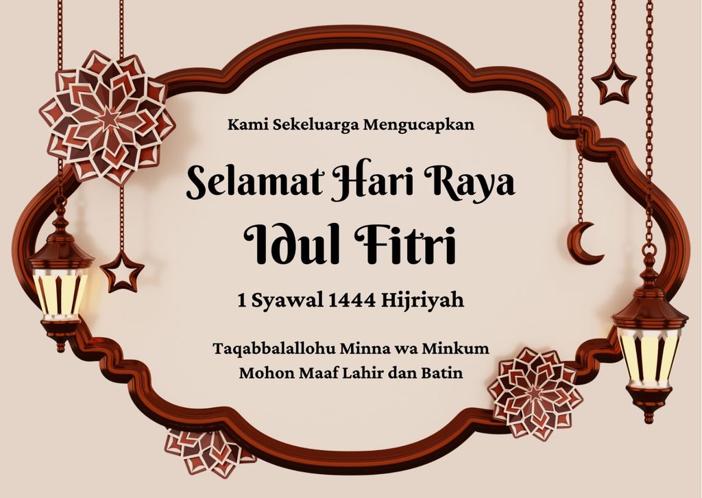 Kartu Ucapan Idul Fitri